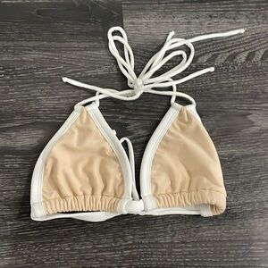 Montce Swim 2 tone Bikini Top